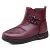 Cotton shoes women's new winter velvet thickened waterproof snow boots one pedal non-slip mother shoes warm cotton boots