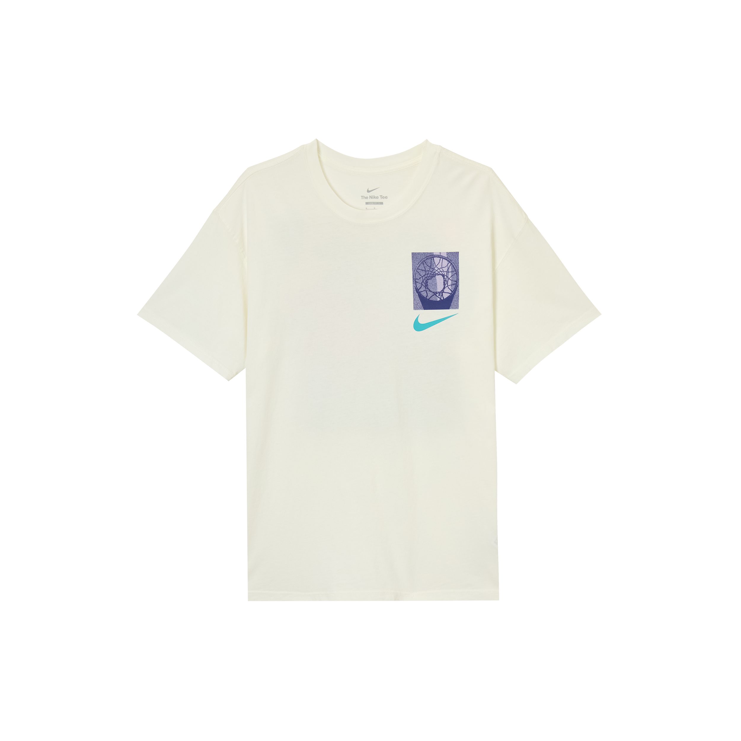 Nike SS25 Basketball Crew Neck Sports Casual Short Sleeve T-Shirt Men Tops White HJ3326133 L