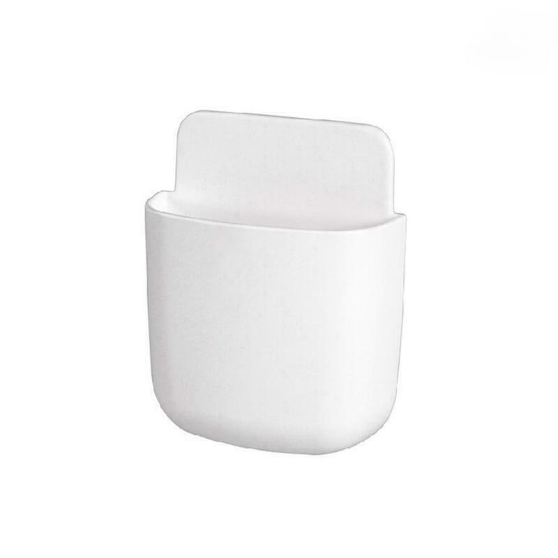 1 шт держатель для ящика для хранения чехол для дистанционного управления кондиционером настенный органайзер белый 439₽