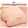 Plush Pig Head & Brain Bowknot Pillow - Adorable Pig Shaped Cushion for Girls' Beds and Sofas