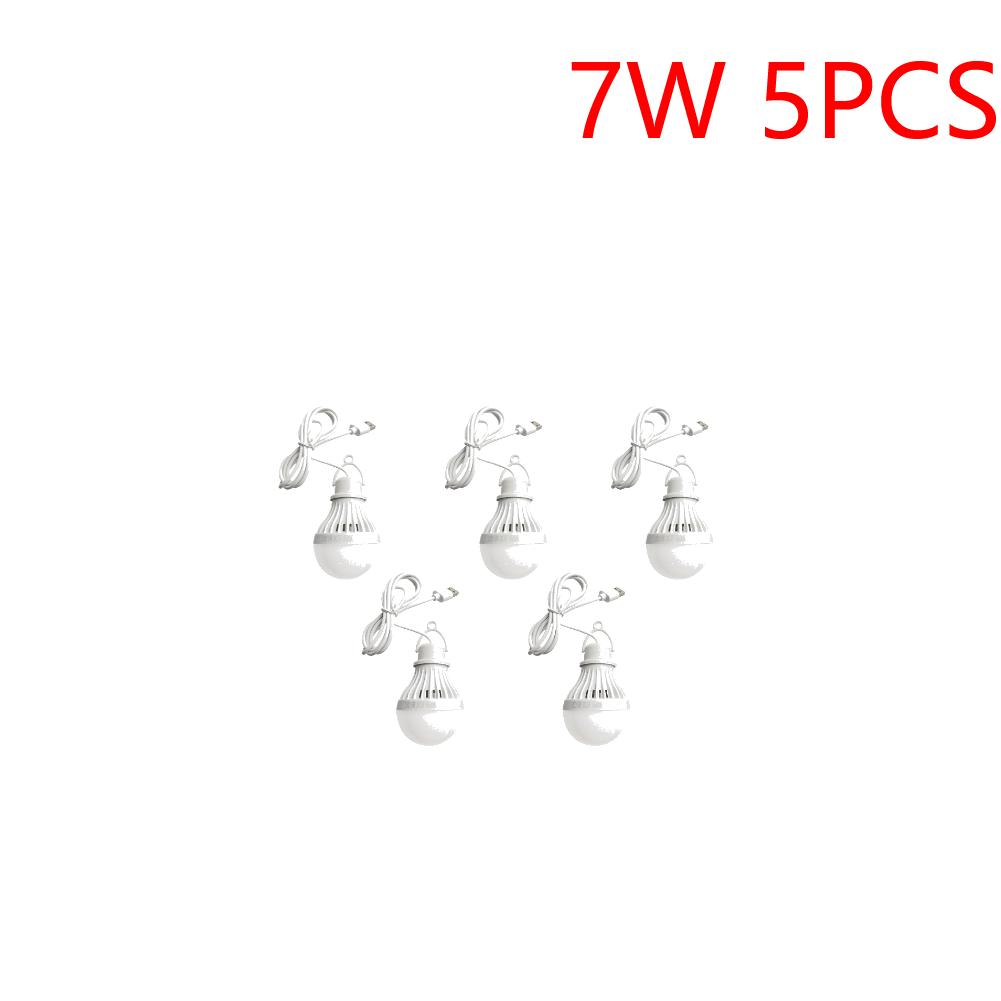 5-20PCS USB Light Bulb LED Camping Light Bulb Hanging Camping Lantern Emergency Light for Camping Emergency Truck Fishing Boat