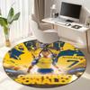 Former FC Barcelona player Cristiano Ronaldo plays for Al-Nassr FC round rug Home Soft Decorative Anti slip Table and Chair Carpet H18