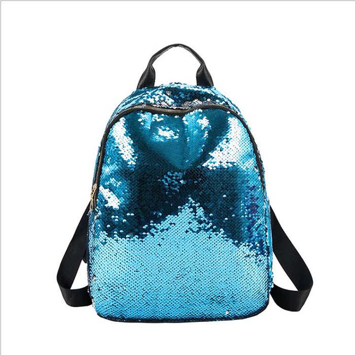 sequin backpack purse