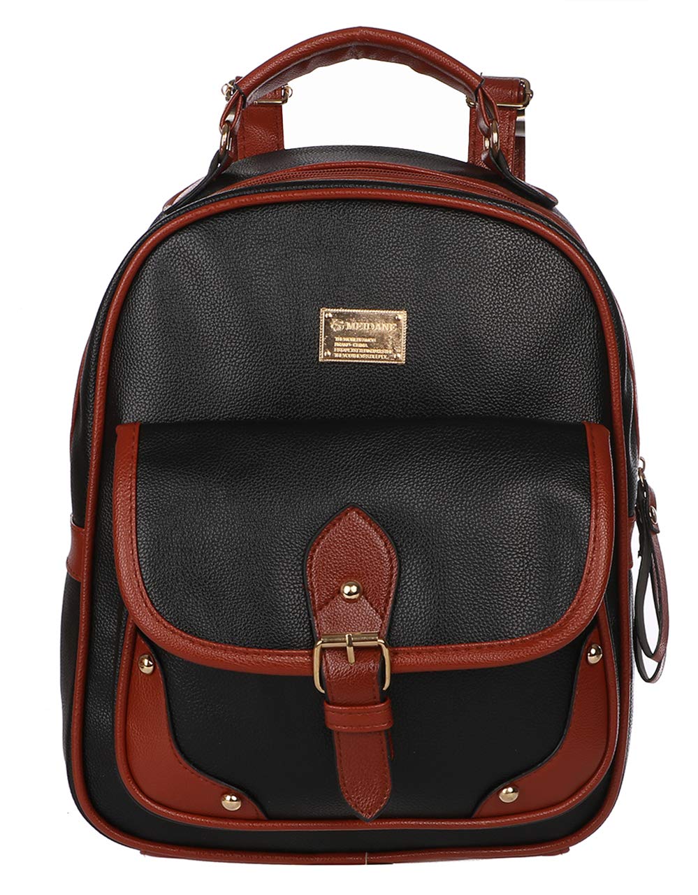 

Angel Moon Women s Backpack, PU Leather, British Style, Two-Tone, Photogenic, Instagram-worthy, Fashionable, Feminine, Cute, Everyday Backpack for