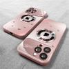 Luxury Glass Camera Lens Protection Case For iPhone 16 Pro Max 14 Plus 11 12 13 15 Pro Max 16E For Magesafe Magnetic Phone Cover