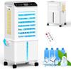 Powerful and Popular Air Cooler Innovation Enhanced Cooling Sensation Storage Large Top Water Removable Water Airflow 3 Ion 24H Off Automatic Spot LED
