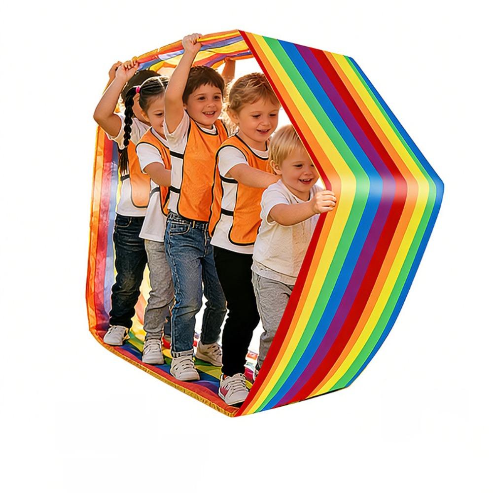 Durable Teamwork Game Mat Long Striped Outdoor Challenge Mat Family Gatherings