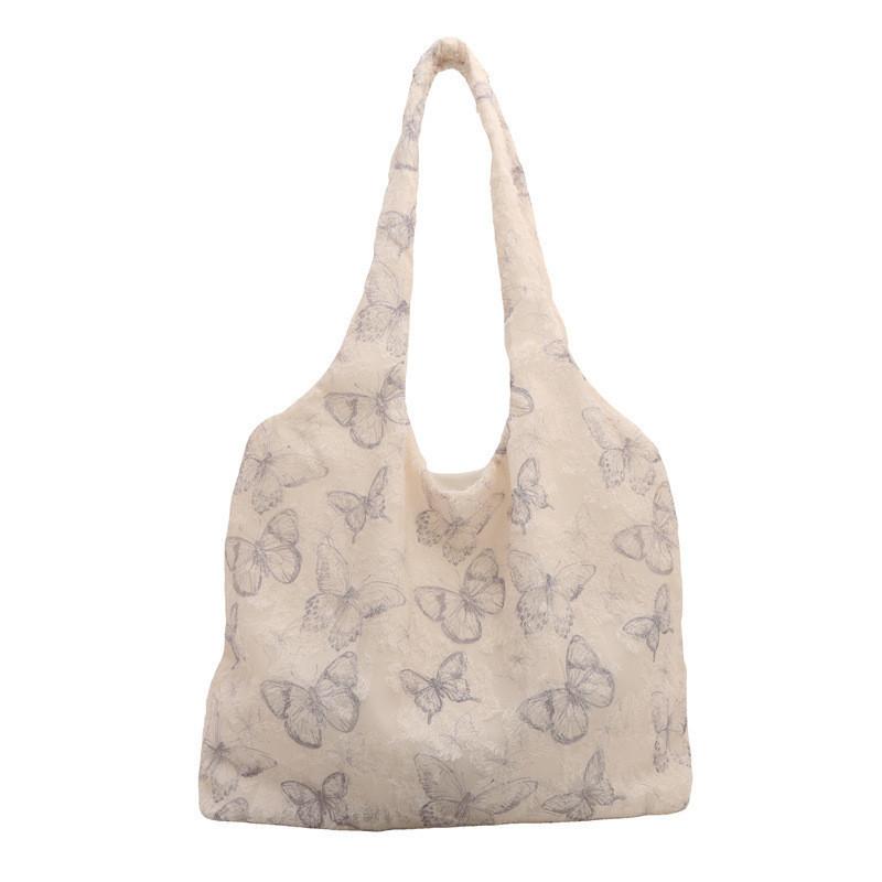 Summer 2024 Stylish Casual Vintage Lace Tote Bag Large Capacity For Commuting Daily Use