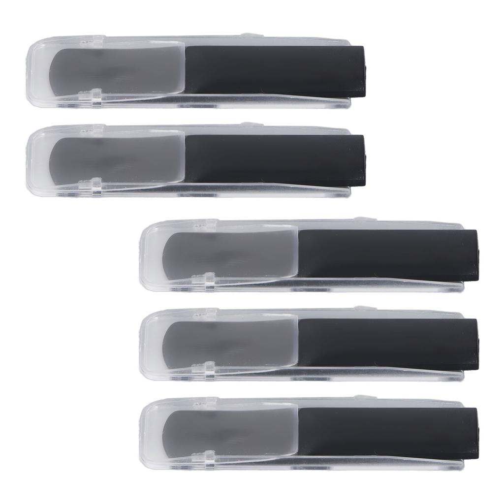 5PCS Eb Alto Saxophone Reeds Strength 2.5 Resin Sax Reeds Replacement for Woodwind Instrument Beginners and Players