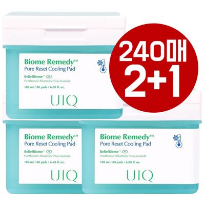 Uik Kühlpad Biom Remedy Pore Reset, 2+1 Behälter (240 Blatt), 1 Stück