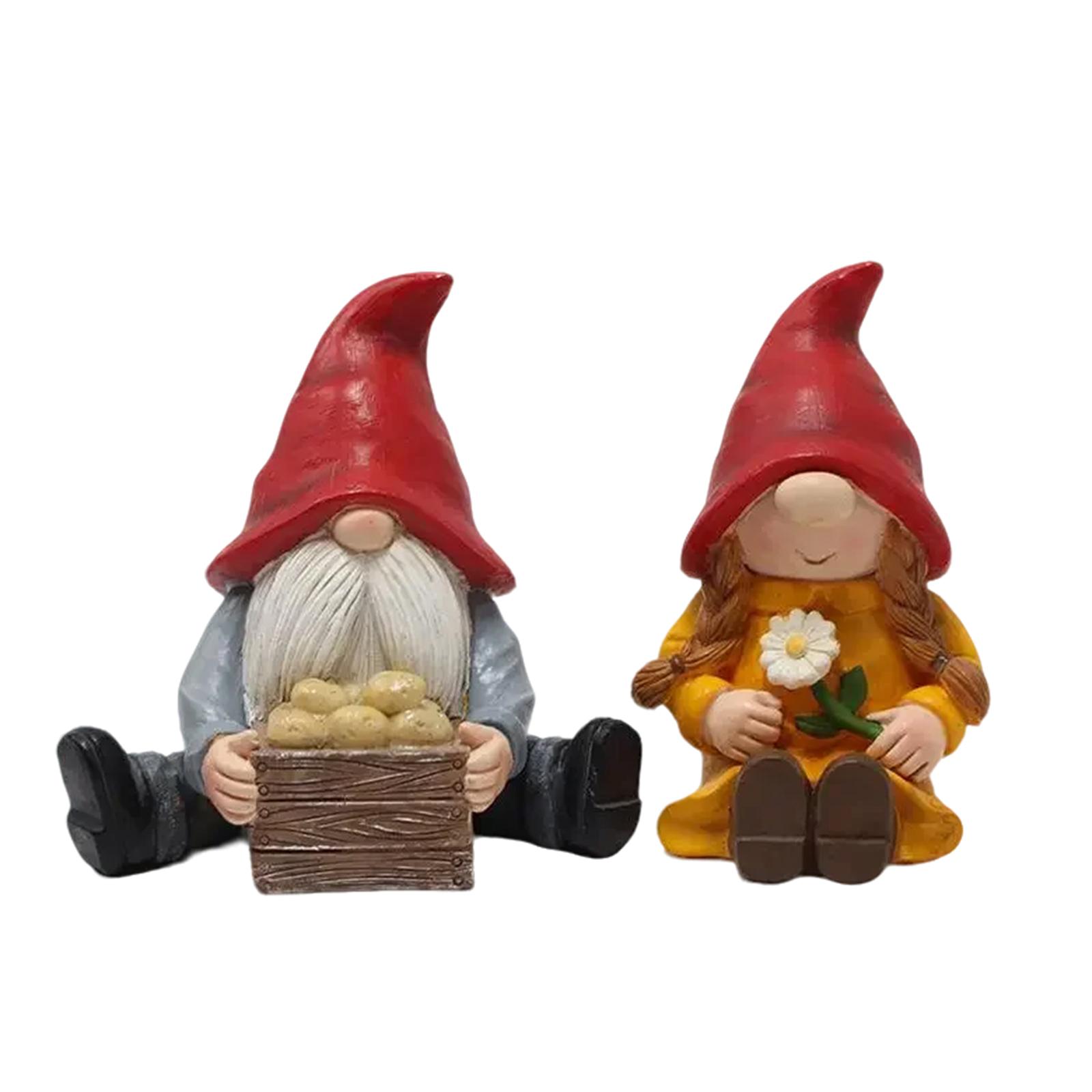 

Resin Potato-shaped Dwarf Figurines For Couples (regular Design) One Size