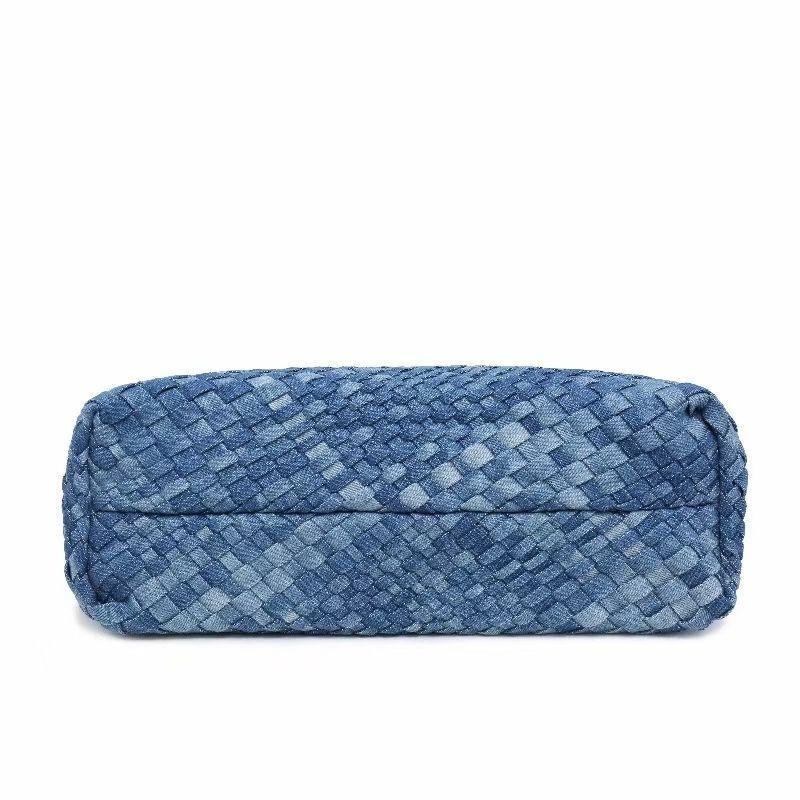 Yijinyuan Denim Large-capacity Tote Bag Women High-quality Hand-woven Mother-child Niche