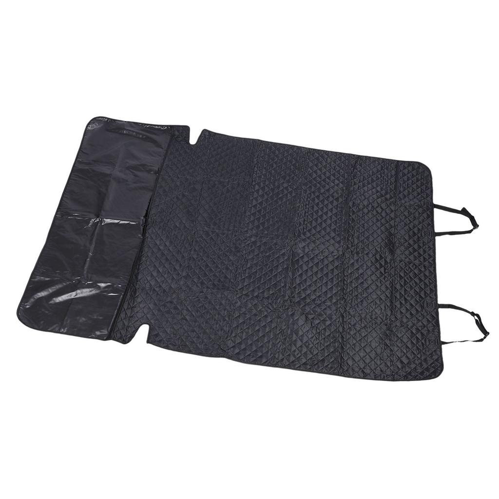 Dog Car Seat Cover Rain Proof Oxford Cloth Soft Comfortable Car Pet Trunk Protector for Travel Black