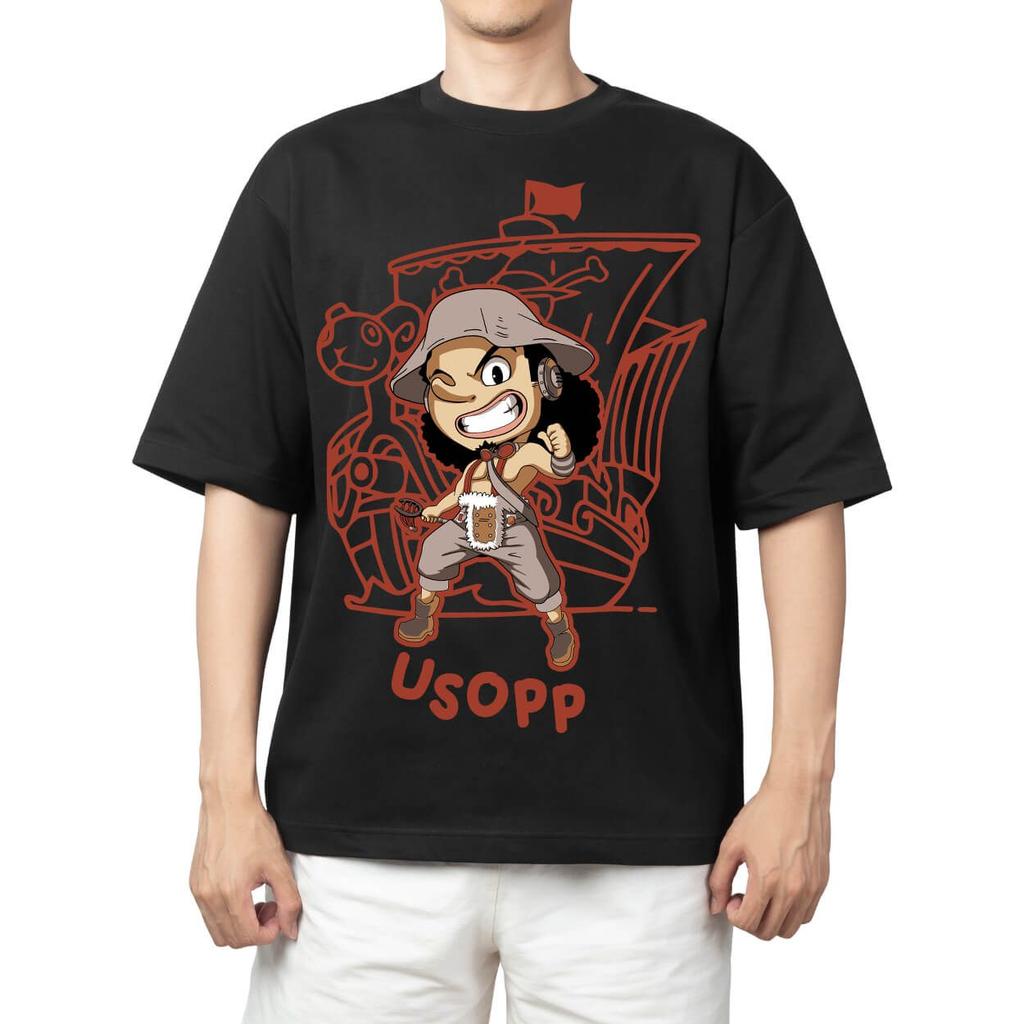 2026 New One Piece Zoro Chibi The Swordman Printed Short Sleeve Tshirt Mens and Womens Tshirt Mens Tops Sports Tshirt