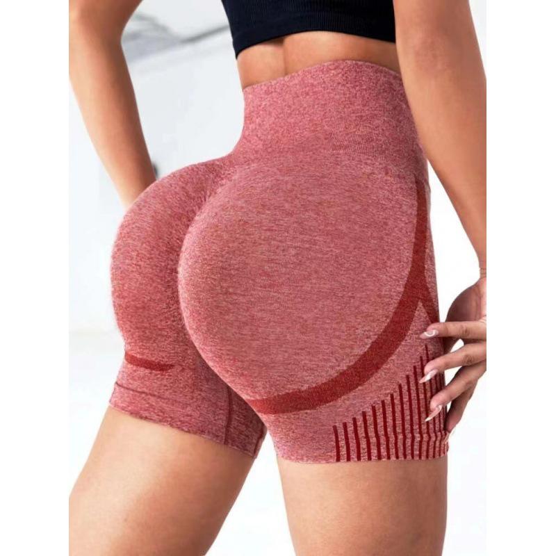 High Waist Tummy Control Running Shorts - Hip Lifting, Breathable, Sweat-Wicking Yoga Pants for Women