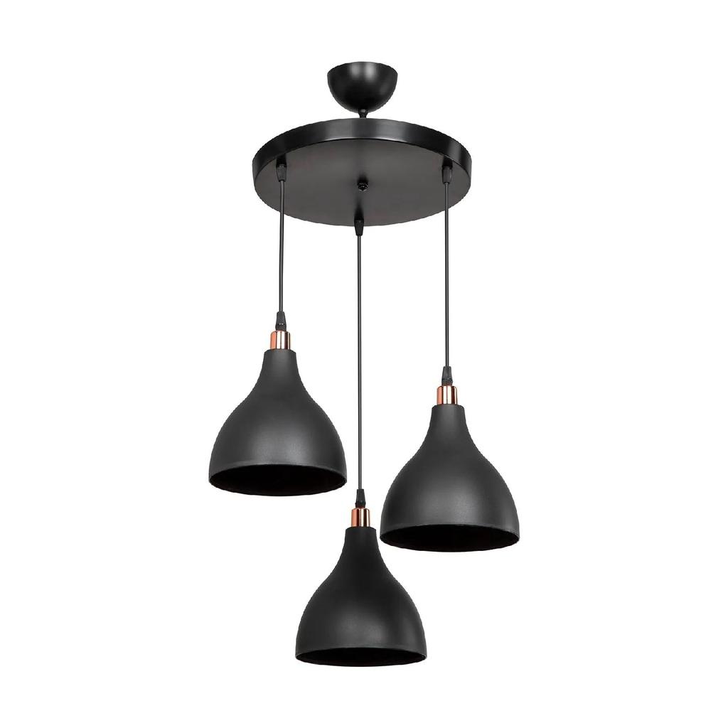 Weißer Pendelleuchter für Schlafzimmer, Wohnzimmer, Küche, Flur, Lampe