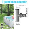 Conector pentru furtun pentru piscină Yousheng, îmbinare în T, filtru, conector pentru furtun, pentru curățarea piscinei, Adaptor de cuplare pentru furtun de vid pentru piese și accesorii pentru piscină