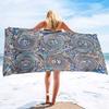 Colorful Whirlpool Series Seaside Vacation Beach Towel Swimming Bath Towel Microfiber Sports Towel
