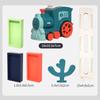 Kids Automatic Laying Domino Train Electric Car Dominoes Set Brick Blocks Kits Games Educational Toys Children Diy Toy Boys Gift
