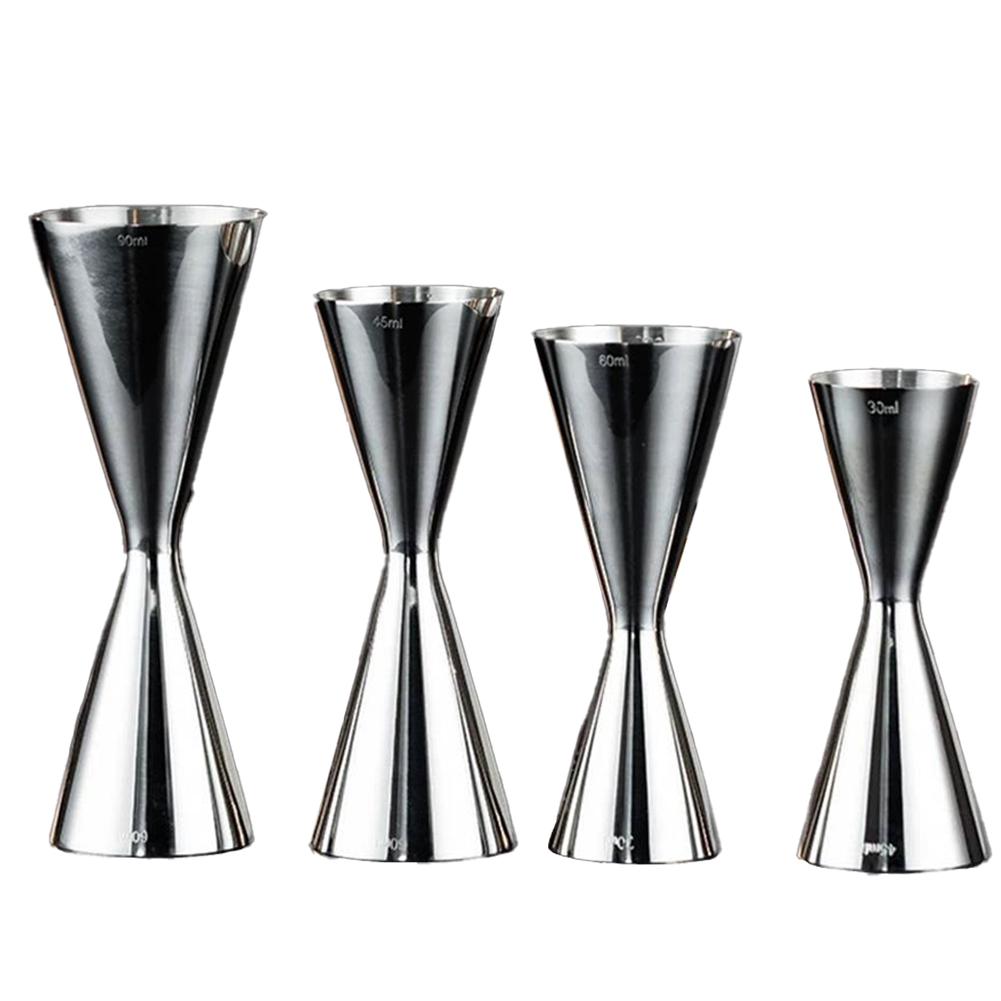 Double Shot Jigger Various Measurement Sizes Cocktail Jigger Versatile Drinkware High-Grade Material Dual Measurement Capability