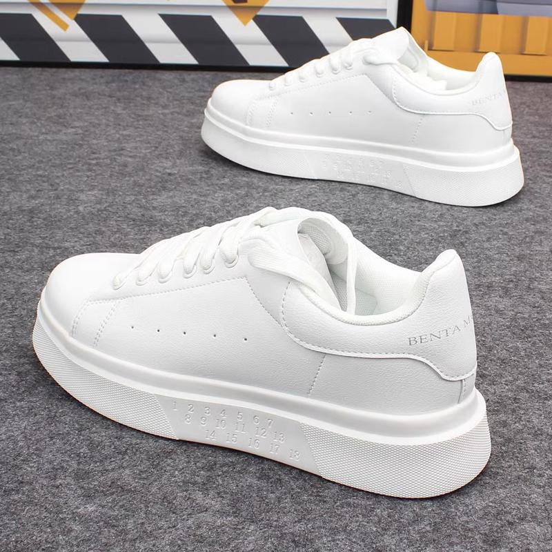 

Белые кроссовки, увеличивающие рост, модные повседневные спортивные кроссовки для пар, мужская обувь с защитой от скольжения, удобная и легкая 38 белый