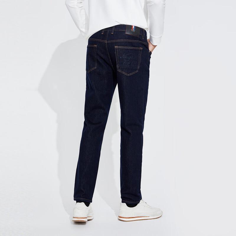 Navigare Men's Warm Brushed Denim Jeans