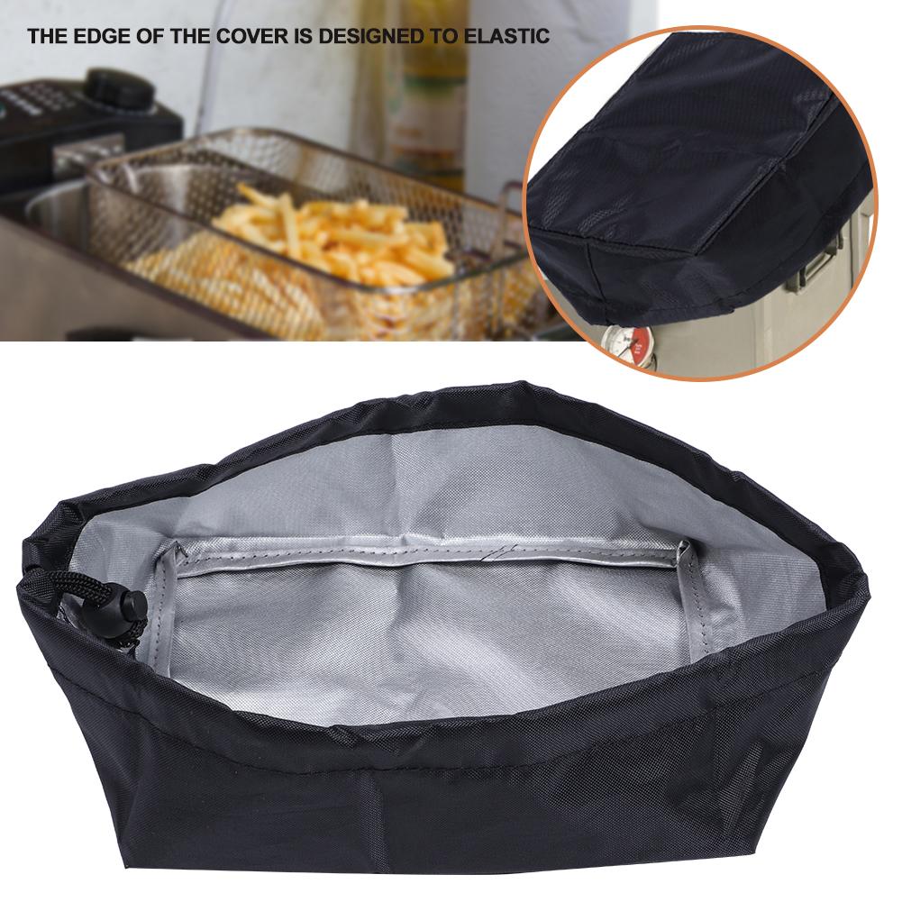 20x15x8cm 420D Oxford Cloth Fryer Dust Cover Frying Machine Outer ive Cover for Home Use