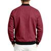 Men's Jacket with Stand Collar Long Sleeve Button Front Color Casual Cardigan Coat