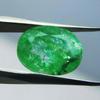 Oval Cut Muzo Emerald Green 7 Carat Natural Loose Gemstone Colombian