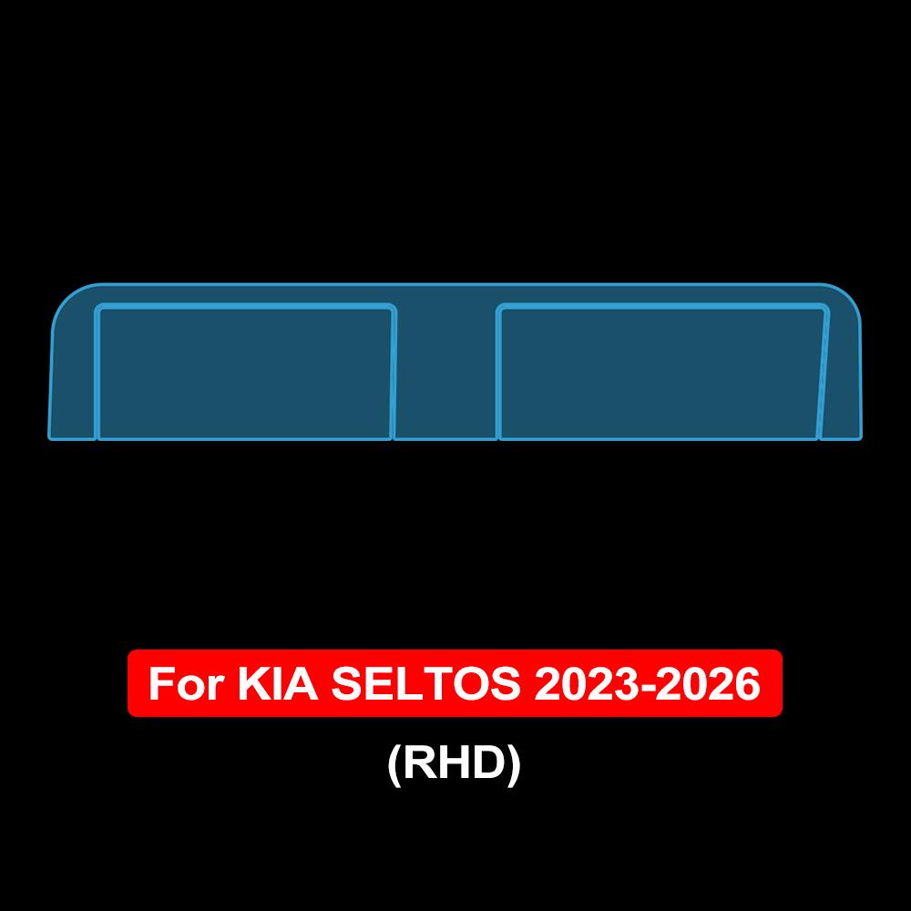 Car TPU Dashboard Screen Protector Film for Kia Seltos 2025-2026 Anti-Scratch Pre-cut Transparent GPS Navigation PPF Sticker