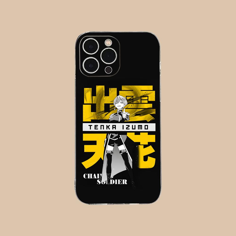 Mato seihei no slave Tenka Izumo Klare Handyhülle für iPhone 17 16 15 14 13 12 11 X XR XS Air Pro Max Plus Mini Bunte Hülle