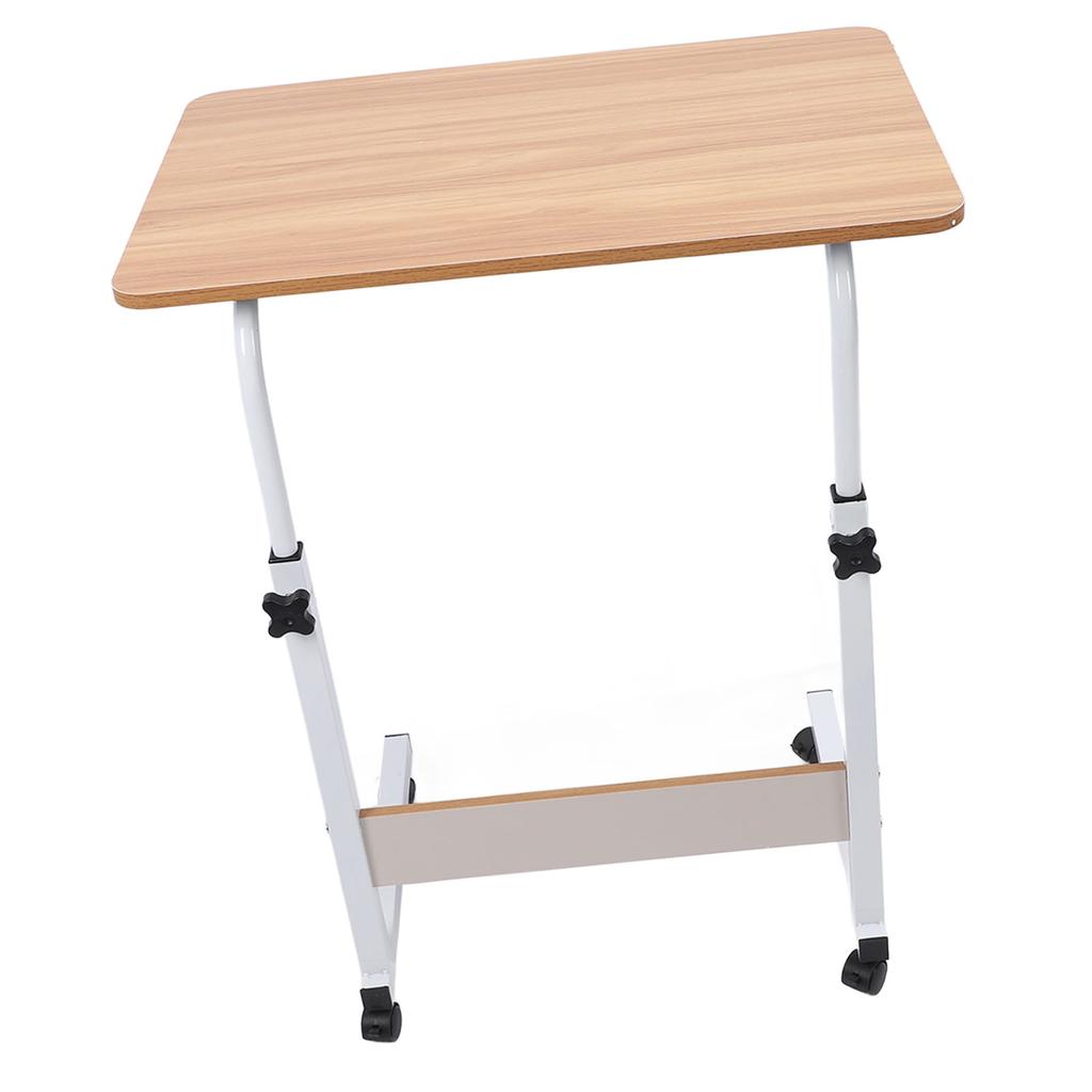 Sofa Bed Side Table Mobile Laptop Computer Desk Cart Over Bed Table with Wheels for Sofa Laptop