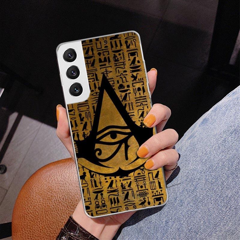 Egypt Nefertiti Anubis Ankh Pharaoh Phnoe Case for Samsung Galaxy S26 S25 Edge S23 S24 Ultra S22 Plus S21 S20 FE Unique Cover So