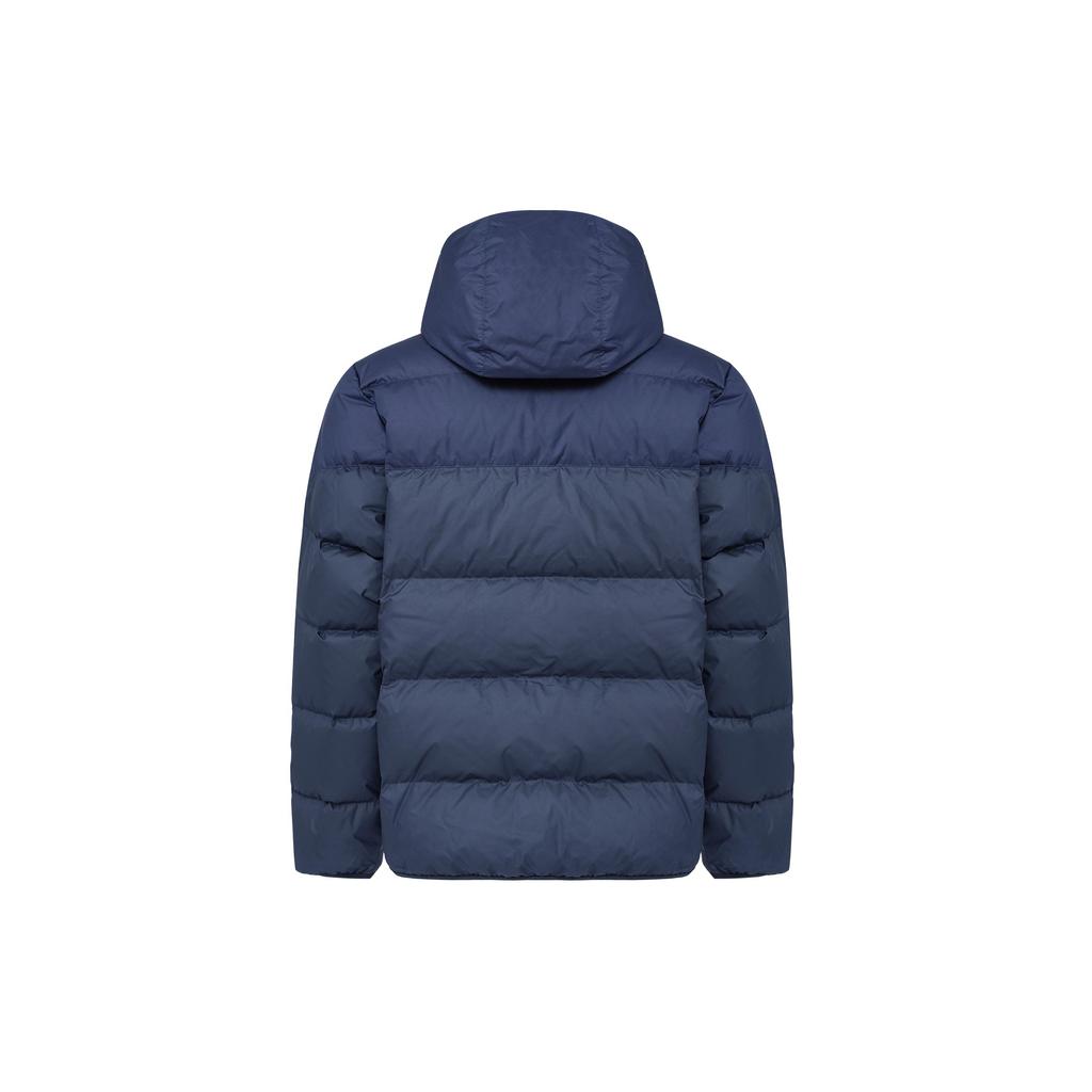 Nike Solid Color Fitted Hooded Long Sleeve Down Jacket Men Outerwear Blue FB8178-410