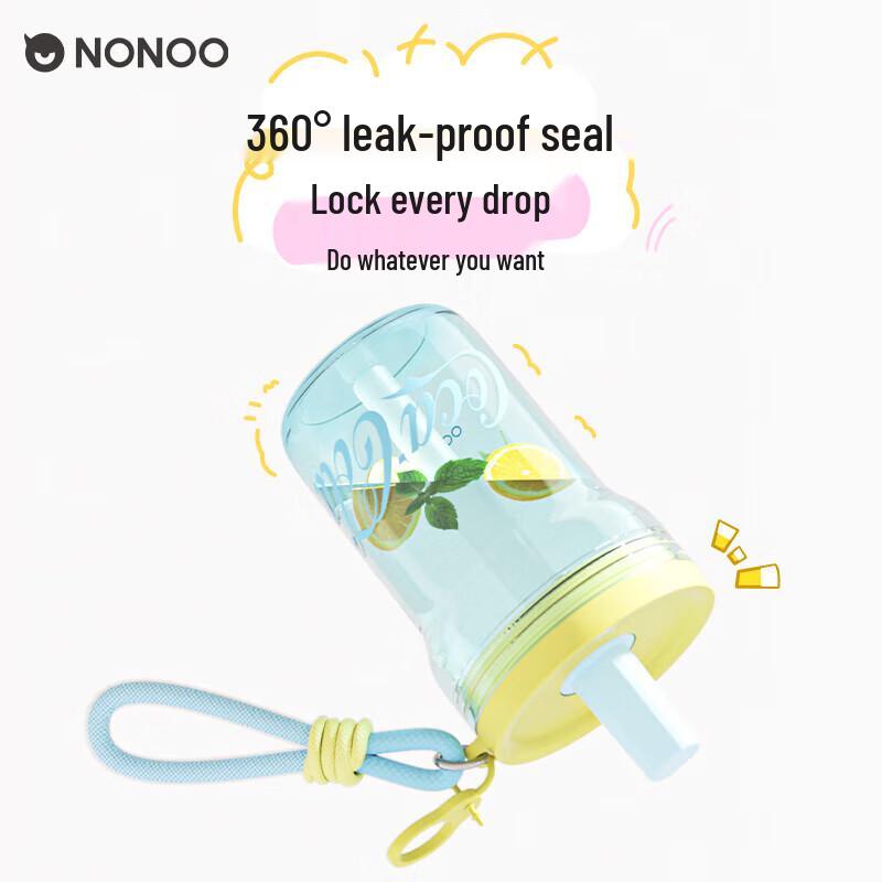 NONOO Coca-Cola Co-branded Tritan Straw Water Bottle