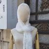 Muslims Lace Wedding Veils Church Mantilla Wedding Bride Head Covering Veils for Women Black and Gold