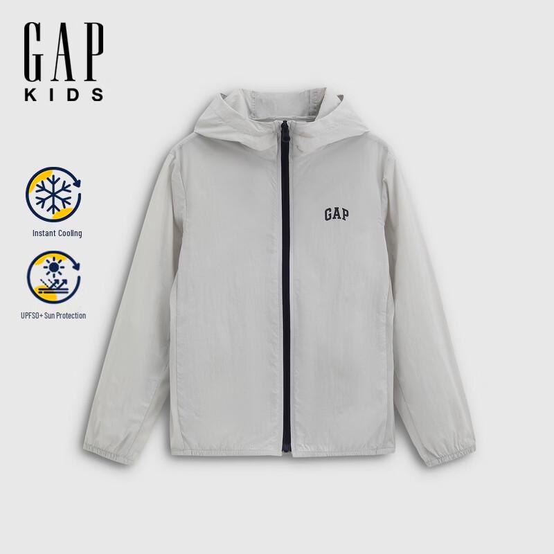 Легкая куртка с капюшоном и принтом логотипа GAP для детей 140/68