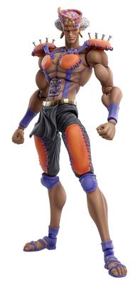 Superfigur beweglich "Esidishi" "JoJo's Bizarre Adventure Part 2" Ca.. 175 mm große, bewegliche Figur aus PVC, ABS und Nylon, bemalt