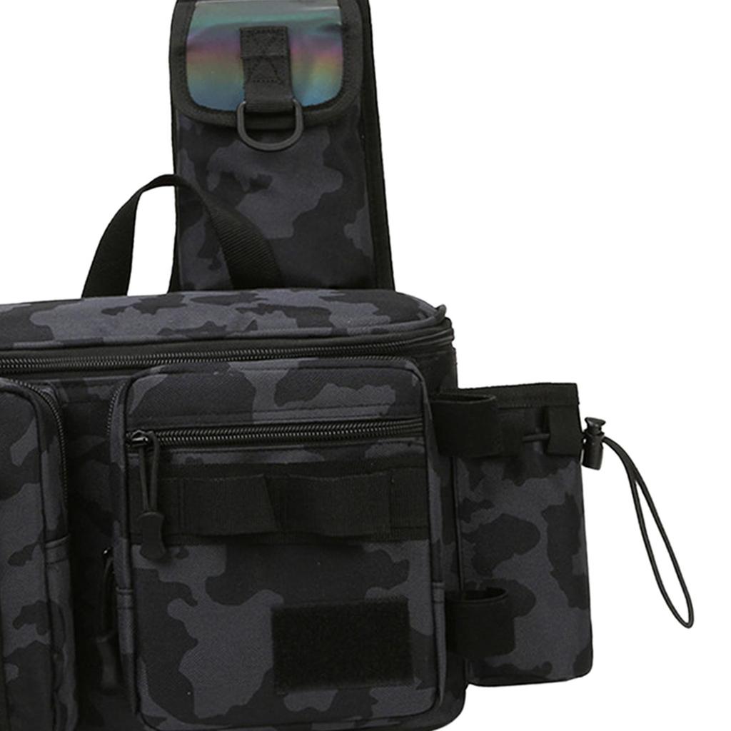 Fishing Tackle Bag Rod Holder Multifunctional Fishing Bag for Men Women