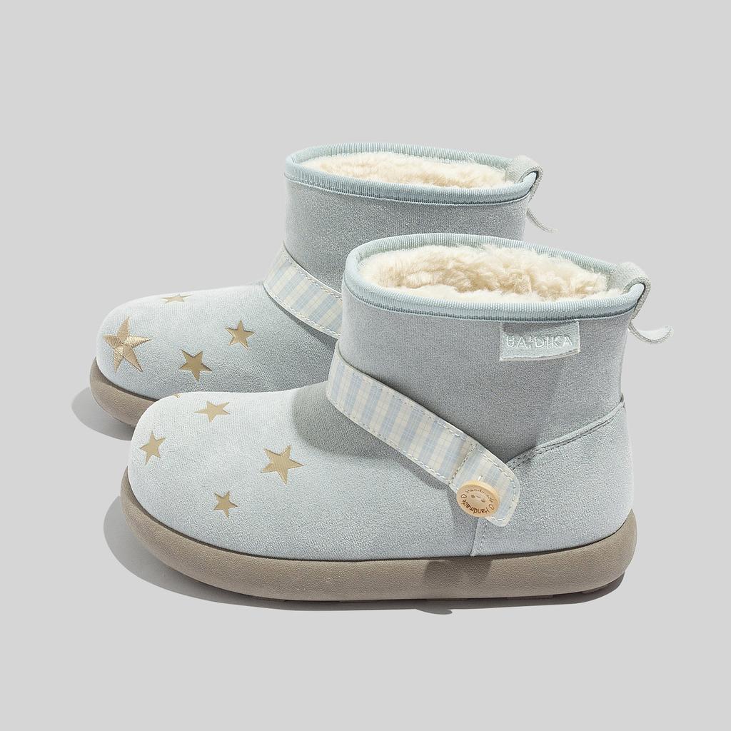Schneestiefel Fleece-Schuhe Winterstiefel Freizeit Verdickt Warm Plateau Baumwollschuhe