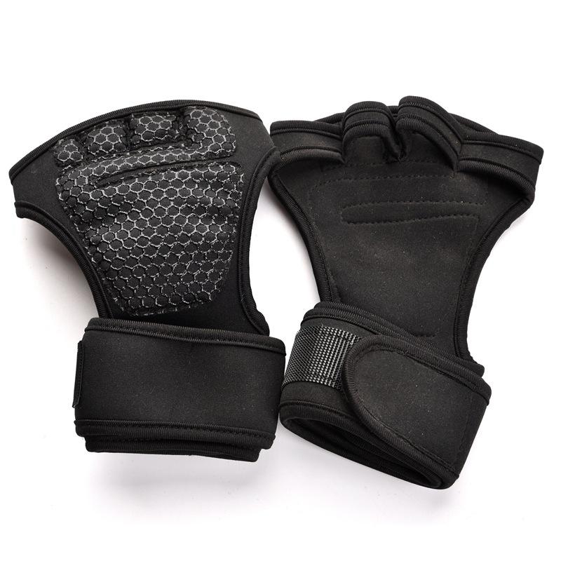 Fitnessové pánské a dámské rukavice Činka Vzpírání Cvičení Sporty Protiskluzové Odolné proti opotřebení Trénink Mrtvý tah Tyč Ochrana zápěstí Rukavice