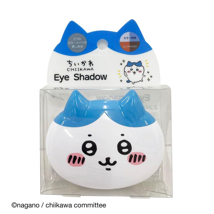 Hachiware Mirror-equipped Eyeshadow Palette Orange Tones CW46272 Chiikawa Cute Affordable Nagano Makeup Eye Makeup Highlight Korean Makeup Matte