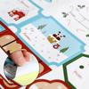 Adhesive Biscuit Package Sealing Xmas Ornament Package Label Gift Paper Sticker Merry Christmas