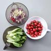 Multifunctional Drain Bowl Sink Strainer Drain Plastic Fruit Vegetable Washing Basket Drainer Food Colander Baskets Filter Shelf