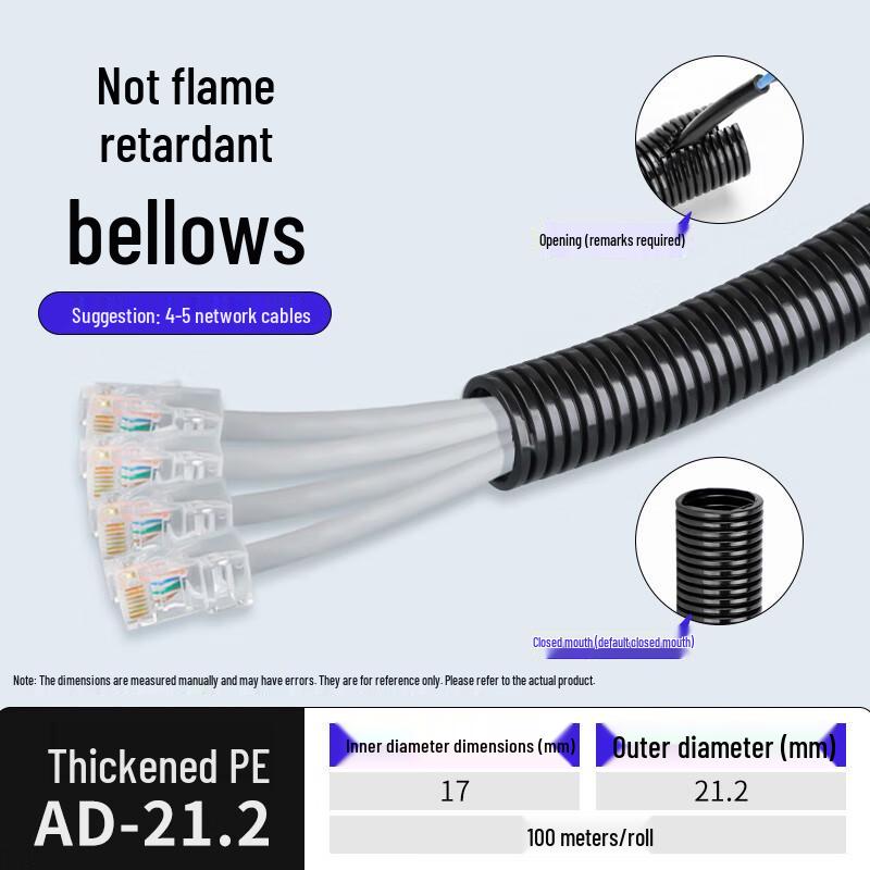 Thickened Corrugated Electrical Conduit Pipe