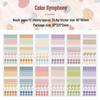 Yuezhen Morandi Color Logo Dot Stickers - Label and Journal Sealing Stickers
