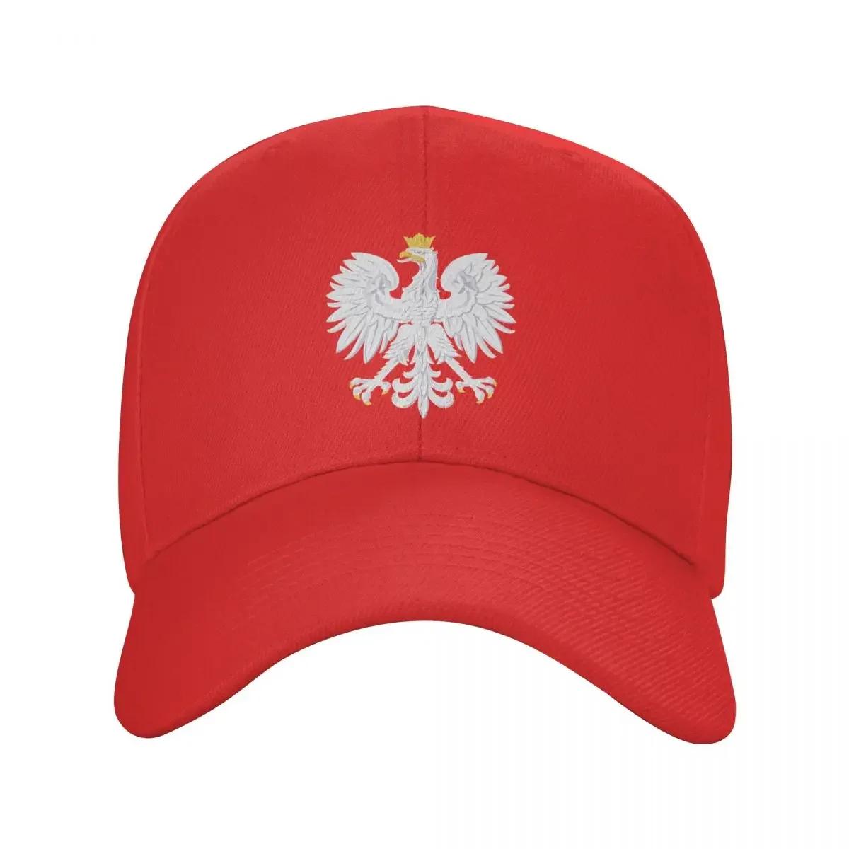 

Классическая бейсболка Polska Polish Eagle для женщин, унисекс, регулируемая на заказ для взрослых, польский герб, шляпа для папы, летние кепки Snapback Adjustable Cap