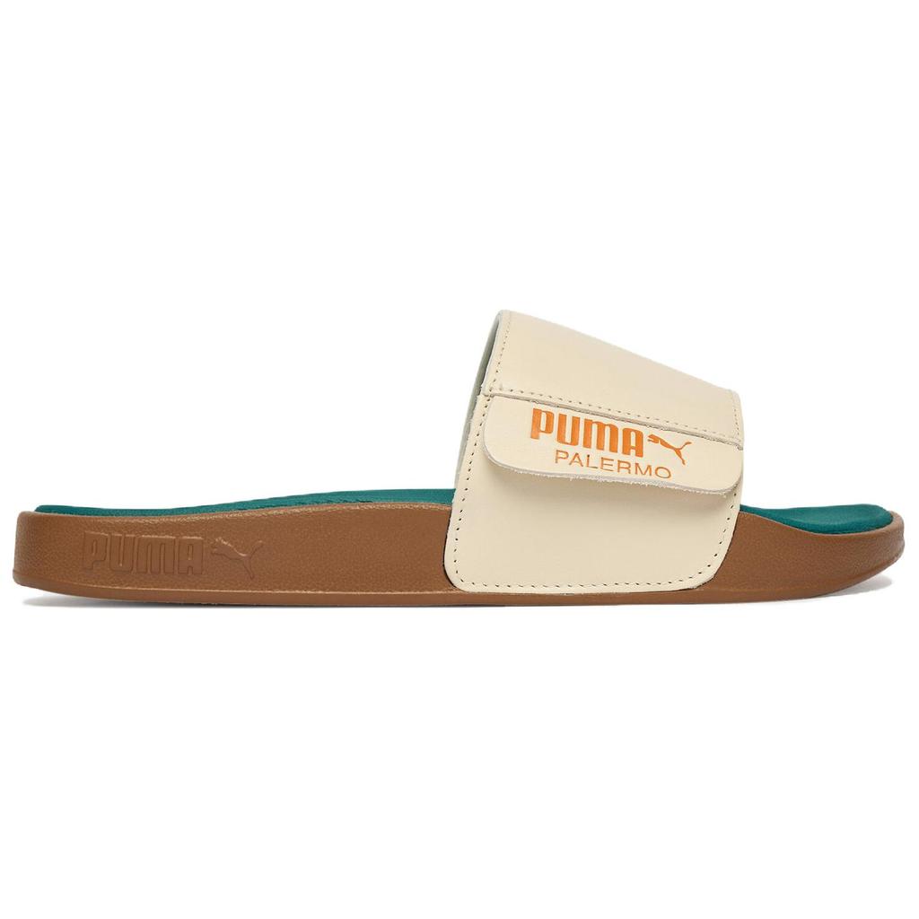 Puma Leadcat 2.0 Palermo Lthr Comfortable Versatile Slide Sandals Women Sandals Beige 404838-01