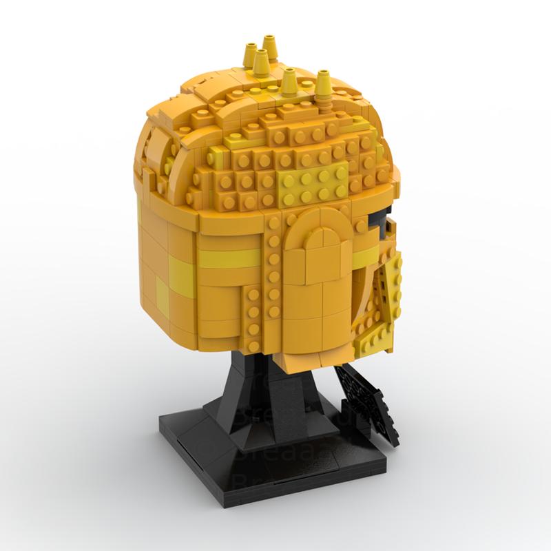 602pcs MOC The Armorer Helmet Collection Star Battle Model Building Blocks Architecture Christmas Gifts Toy Idea Education DIY