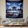 Dallas Cowboys Football Star Design Patterned tapestry for bedroom and living room home decor